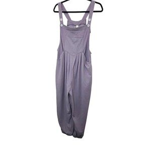 NWT Halara Women's XL Lavender Adjustable Strap Jumpsuit Overalls Relaxed Fit So